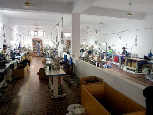 VORTEXIND production floor in Sialkot, Pakistan