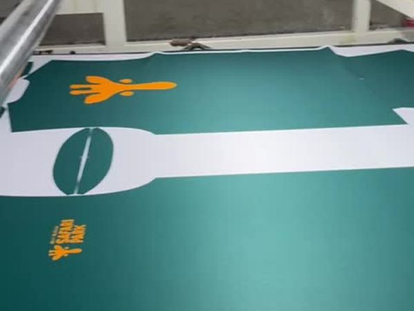 Custom sports-kit panels printed to design